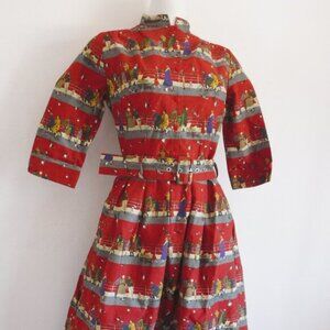 NWT Palava Red Cynthia Dress Size 8